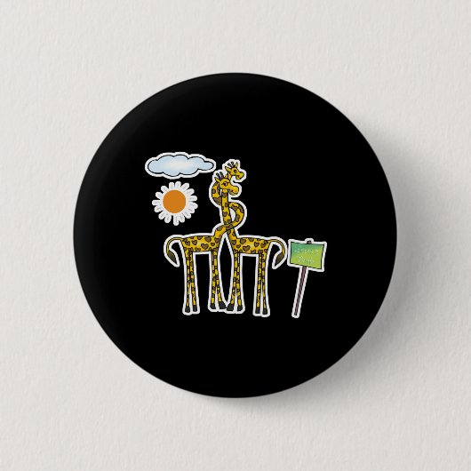 かわいいハートの恋をする 缶バッジ (正面)