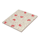 かわいいハートの背景 タイル (側面)