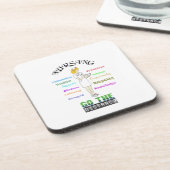 かわいいハートを温める看護引用文 コースター (左側)