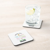 かわいいハートを温める看護引用文 コースター (右側)