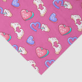 かわいいハートサイン キスミーパターン バレンタインデー 薄葉紙 (詳細)