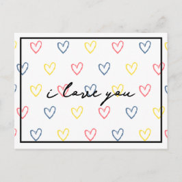 かわいいハートスタイル1 ポストカード