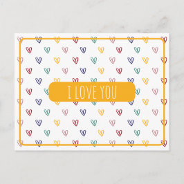 かわいいハートスタイル2 ポストカード