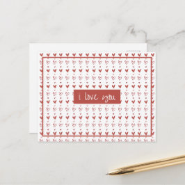 かわいいハートスタイル3 ポストカード