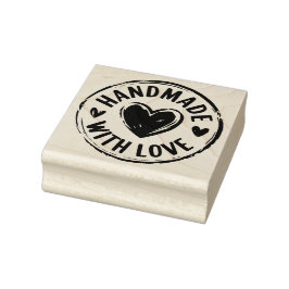 かわいいハートスタンプで手作り ラバースタンプ