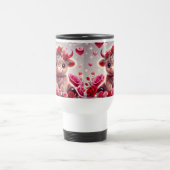 かわいいハートズハイランドカウバレンタイン トラベルマグ (中央)