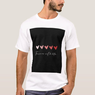 かわいいハートデザイン Tシャツ
