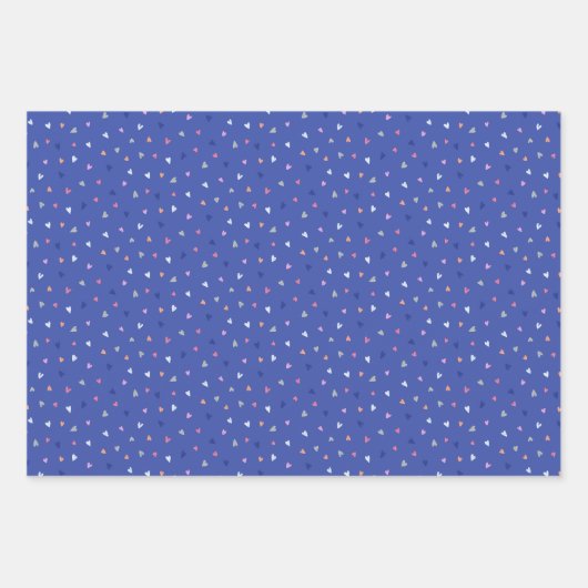 かわいいハートバレンタイン ラッピングペーパーシート (正面3)