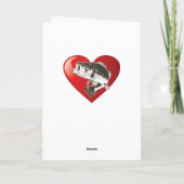 かわいいハートフィッシュ – バレンタインデーが釣れるもの シーズンカード (裏面)