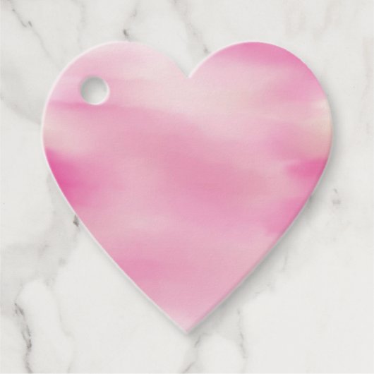 かわいいハートメッセージカード フェイバータグ (正面)