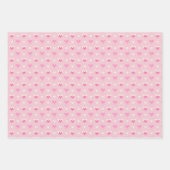かわいいハートラッピング紙 ラッピングペーパーシート (正面)
