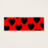 かわいいハートラディバグギフトラベル (裏面)