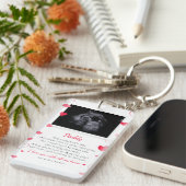 かわいいハートラブハッピーバレンタインデー キーホルダー (正面右)