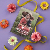 かわいいハートラブユーママ 母の日の写真 カード