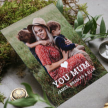 かわいいハートラブユーママ 母の日の写真