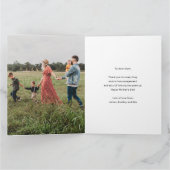 かわいいハートラブユーママ 母の日 フォト カード (内部)