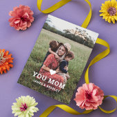 かわいいハートラブユーママ 母の日 フォト カード