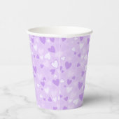 かわいいハートラベンダー 紙コップ (右)