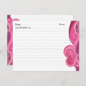 かわいいハートレシピカード ポストカード (正面/裏面)