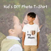 かわいいハート写真ママの息子が大好き Tシャツ