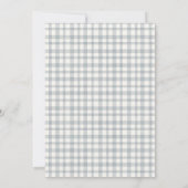 かわいいハート冬の醜いセーター赤ちゃんシャワー招待状 サンキューカード (裏面)