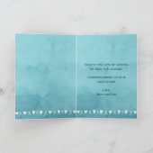 かわいいハート卒業おめでとう カード (内部)