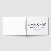 かわいいハート台本ミスター&ミスターゲイ結婚ズ ゲストブック (全面)