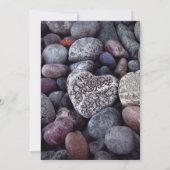 かわいいハート型の小石 赤ちゃん歓迎会 / スプリンクル 招待状 (裏面)