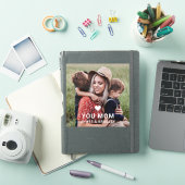 かわいいハート愛あなた母の日の写真 シール (iPadカバー)