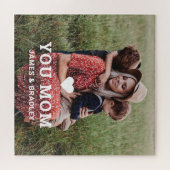 かわいいハート愛あなた母の日の写真 ジグソーパズル (横)