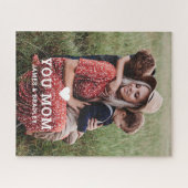 かわいいハート愛あなた母の日の写真 ジグソーパズル (横)