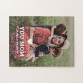 かわいいハート愛あなた母の日の写真 ジグソーパズル (横)