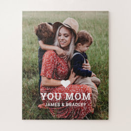 かわいいハート愛あなた母の日の写真 ジグソーパズル