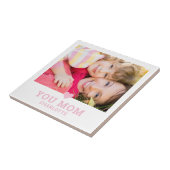 かわいいハート愛あなた母の日の写真 タイル (側面)