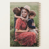 かわいいハート愛あなた母の日の写真 プランナー手帳 (裏面)