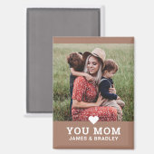 かわいいハート愛あなた母の日の写真 マグネット (正面/裏面)