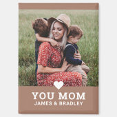 かわいいハート愛あなた母の日の写真 マグネット (正面)