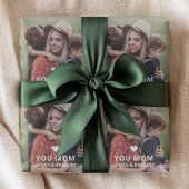 かわいいハート愛あなた母の日の写真 ラッピングペーパー