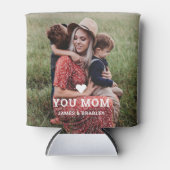 かわいいハート愛あなた母の日の写真 缶クーラー (正面)