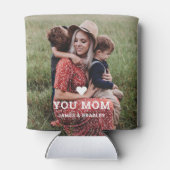 かわいいハート愛あなた母の日の写真 缶クーラー (裏面)