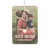 かわいいハート愛あなた母の日 カーエアーフレッシュナー (正面)