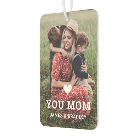 かわいいハート愛あなた母の日 カーエアーフレッシュナー (左)