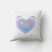 かわいいハート枕 クッション (裏面)