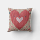 かわいいハート枕 クッション (裏面)