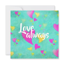 かわいいハート柄 ラブ オールウェイズ バレンタイン