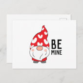 かわいいハート格言バレンタイン ポストカード (正面/裏面)