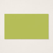 かわいいハート結婚グリーンの飲み物チケット (裏面)