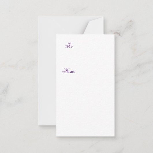 かわいいハート風船の子供バレンタイン ノートカード (裏面)