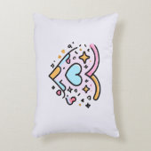 かわいいハート アクセントクッション (正面(垂直))