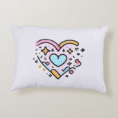 かわいいハート アクセントクッション (裏面)